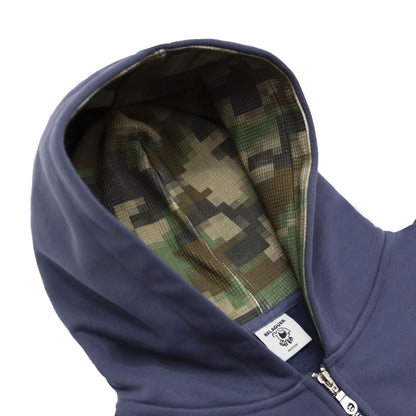 BLGR QUARTER ZIP HOODIE [LIGHT NAVY]