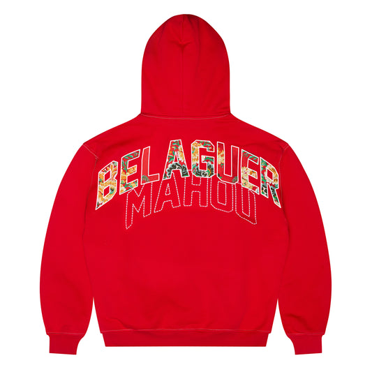 BLGR X MAHOU HOODIE [RED]
