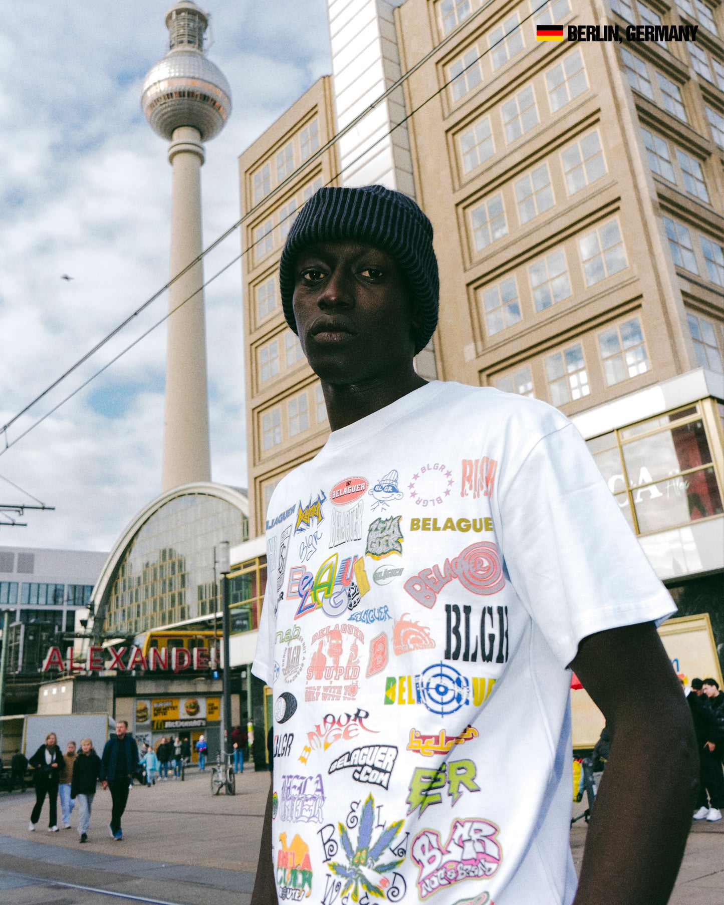 BLGR MULTILOGO T-SHIRT [WHITE]