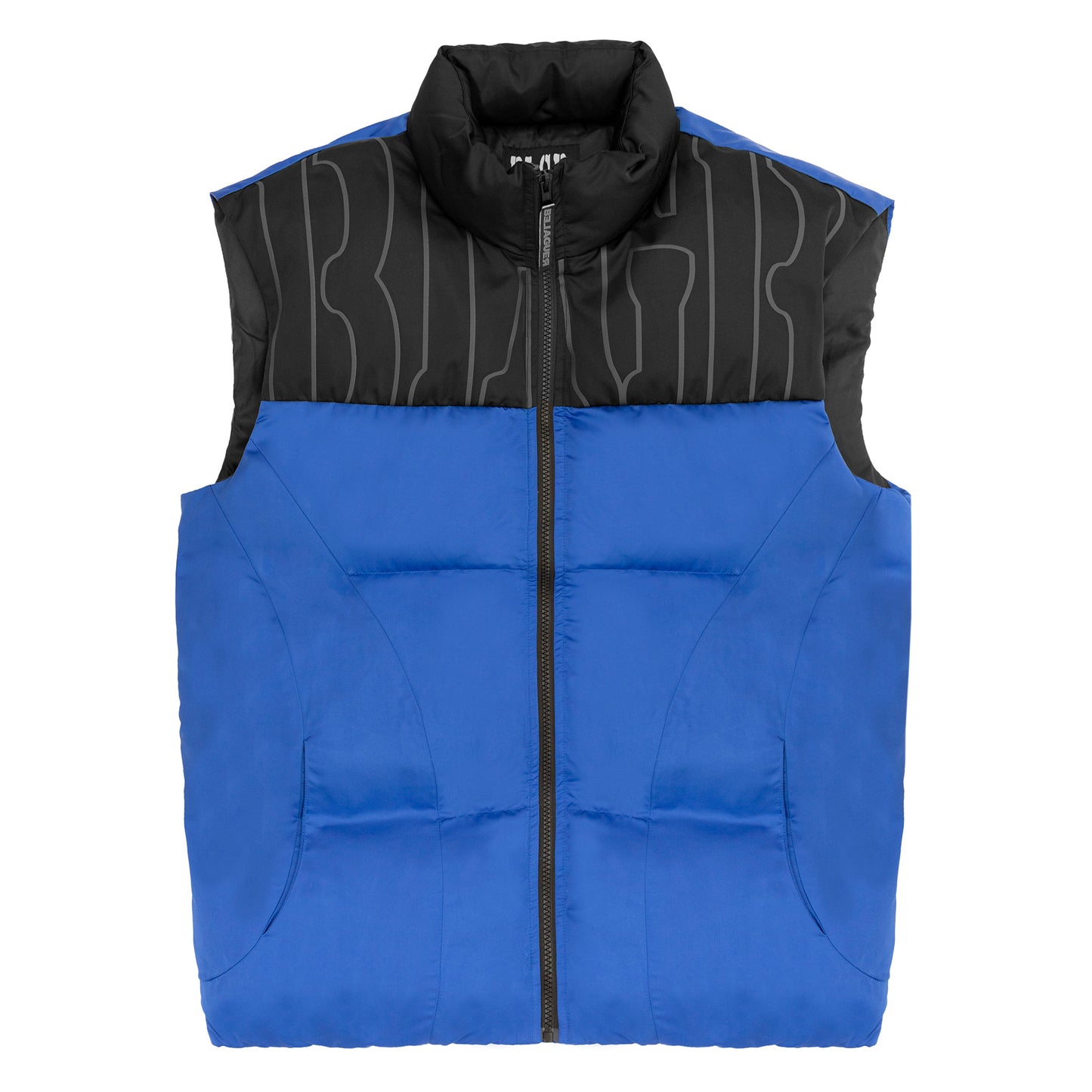 BLGR PUFFER VEST [BLACK/BLUE]