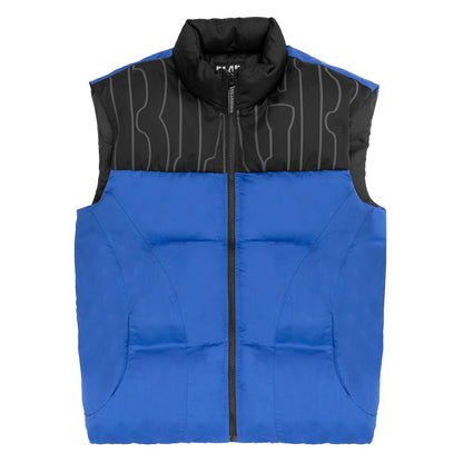BLGR PUFFER VEST [BLACK/BLUE]
