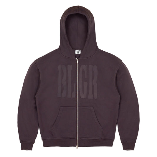 BLGR ZIP-HOODIE [DARK PURPLE]