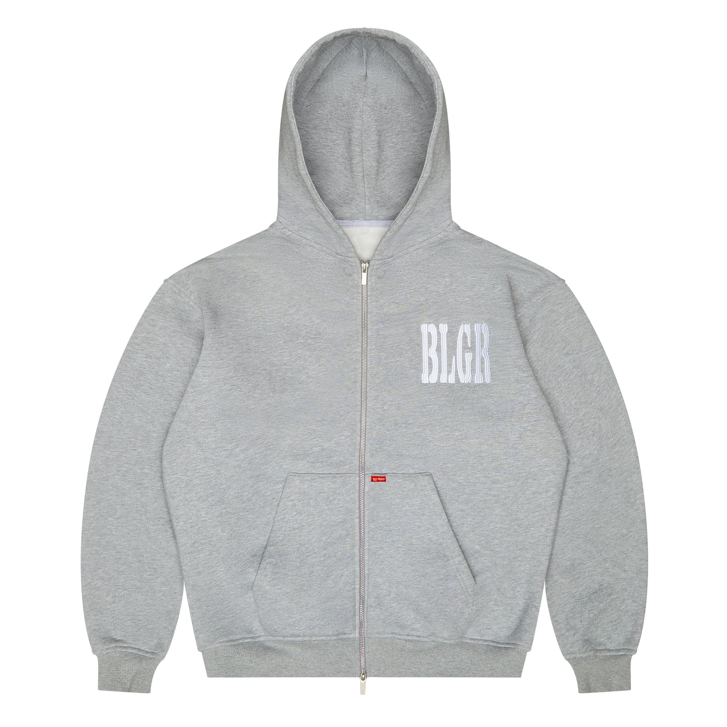 BLGR X MAHOU ZIP-HOODIE [GREY]