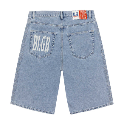 BLGR PAISLEY DENIM SHORT