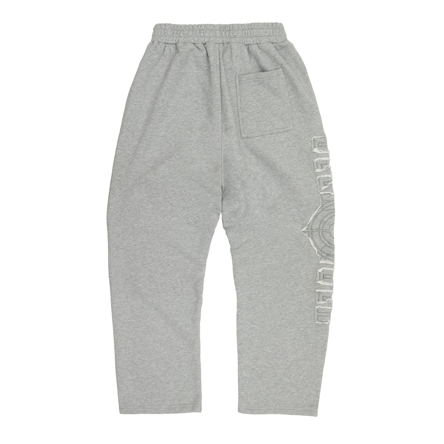 BELAGUER DISTRESSED PATCH PANT [ASH GREY]