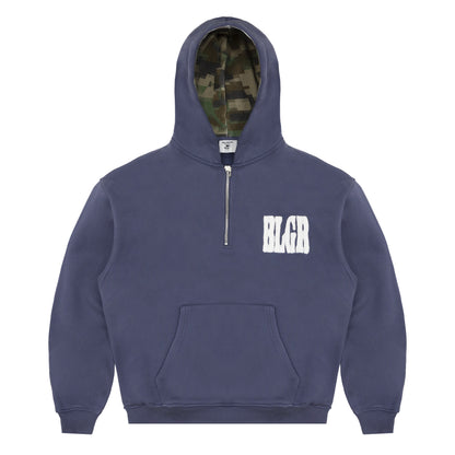 BLGR QUARTER ZIP HOODIE [LIGHT NAVY]