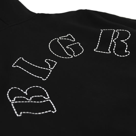 BLGR THREADS ZIP-HOODIE [BLACK]