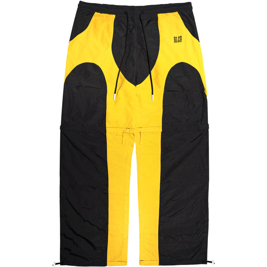 2IN1 BLGR NYLON PANTS [BLACK/YELLOW]