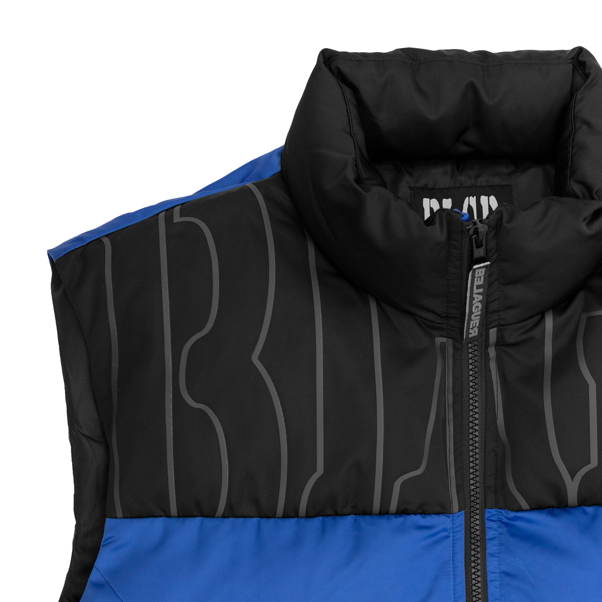 BLGR PUFFER VEST [BLACK/BLUE]