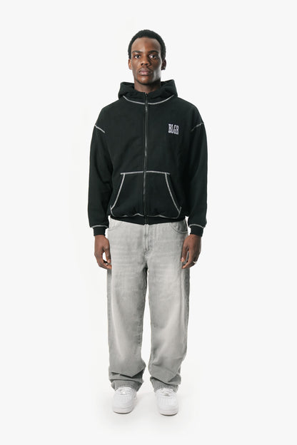 BLGR CROSSHAIR ZIP-HOODIE [BLACK]