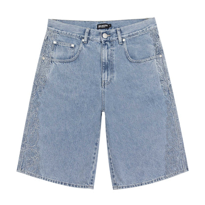 BLGR PAISLEY DENIM SHORT