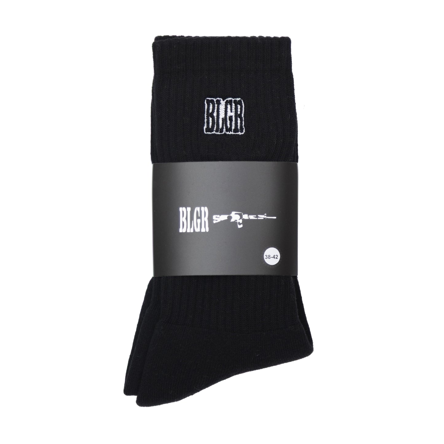 BLGR SOCKS 2-PACK [BLACK/WHITE]