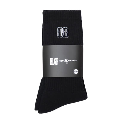 BLGR SOCKS 2-PACK [BLACK/WHITE]