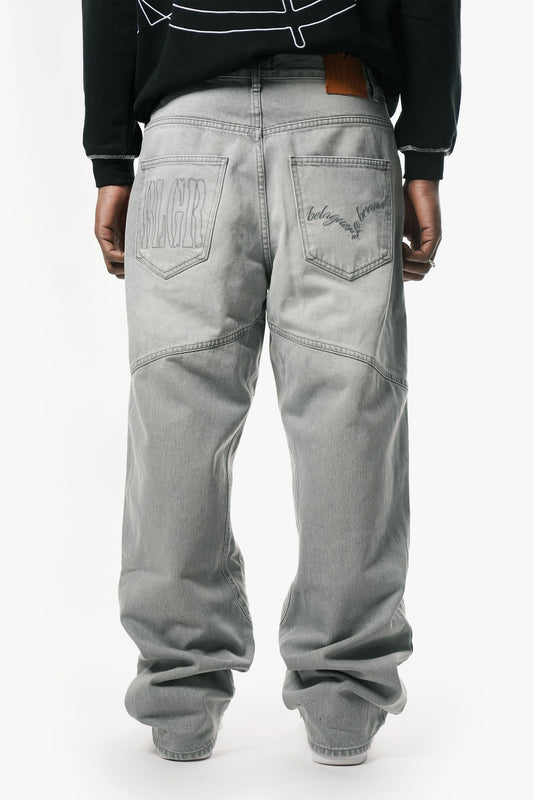 BLGR "NOT A BRAND" DENIM PANT [GREY]