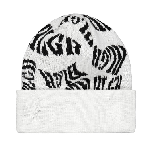 BLGR KNIT BEANIE (OFFWHITE)