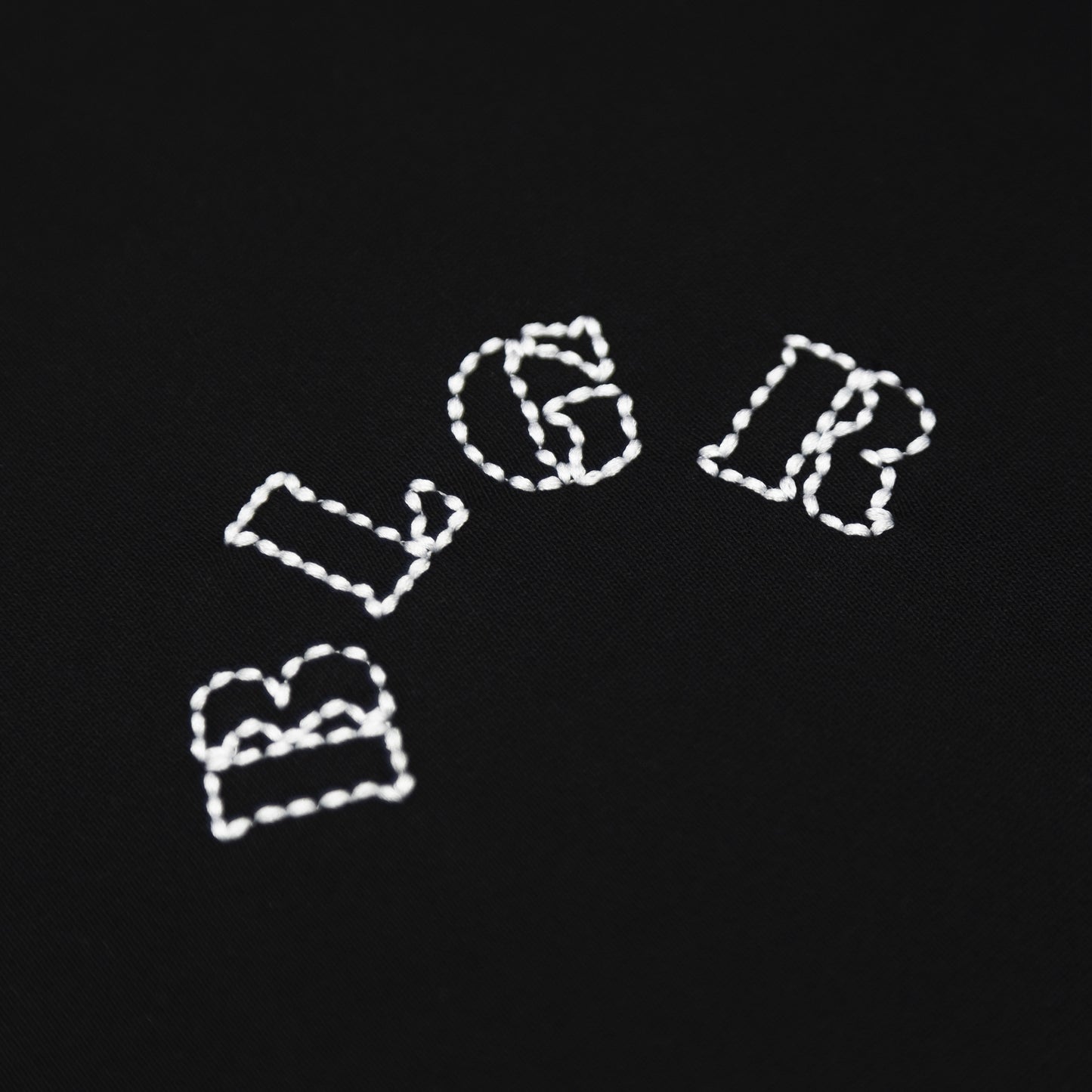 BLGR THREADS ZIP-HOODIE [BLACK]