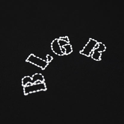 BLGR THREADS ZIP-HOODIE [BLACK]