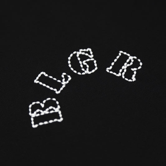 BLGR THREADS ZIP-HOODIE [BLACK]