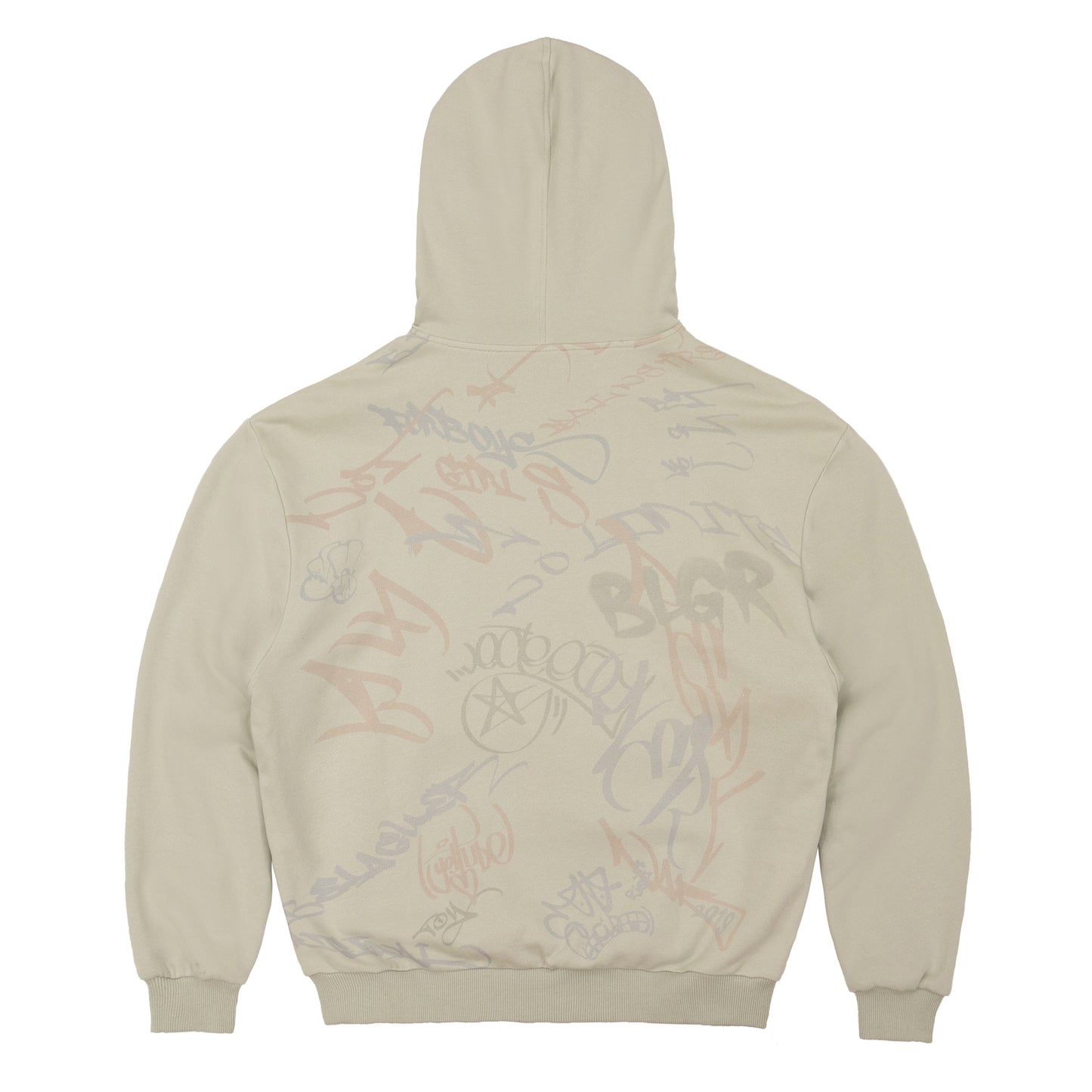 BLGR GRAFFITI REVERSIBLE HOODIE [GREY]