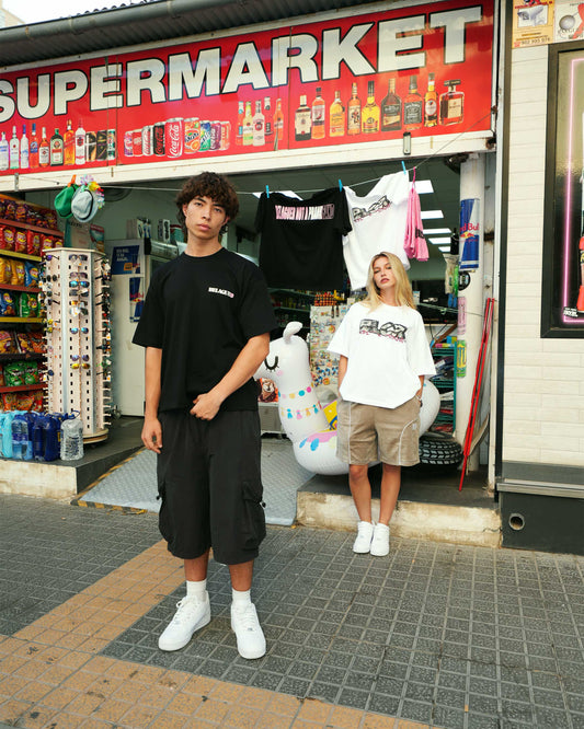BELAGUER NOT A PRANK[BRAND] T-SHIRT [BLACK]