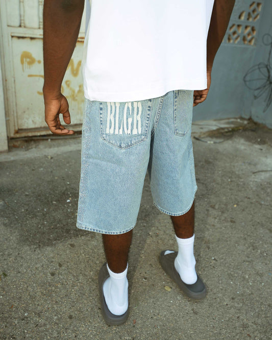 BLGR PAISLEY DENIM SHORT