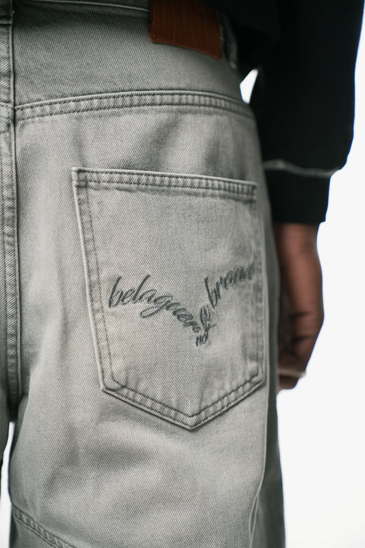 BLGR "NOT A BRAND" DENIM PANT [GREY]