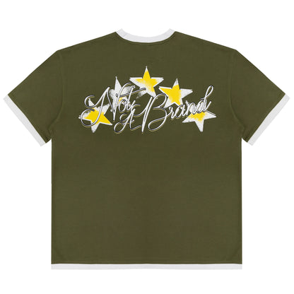 BLGR NOT A BRAND STARS T-SHIRT [GREEN]