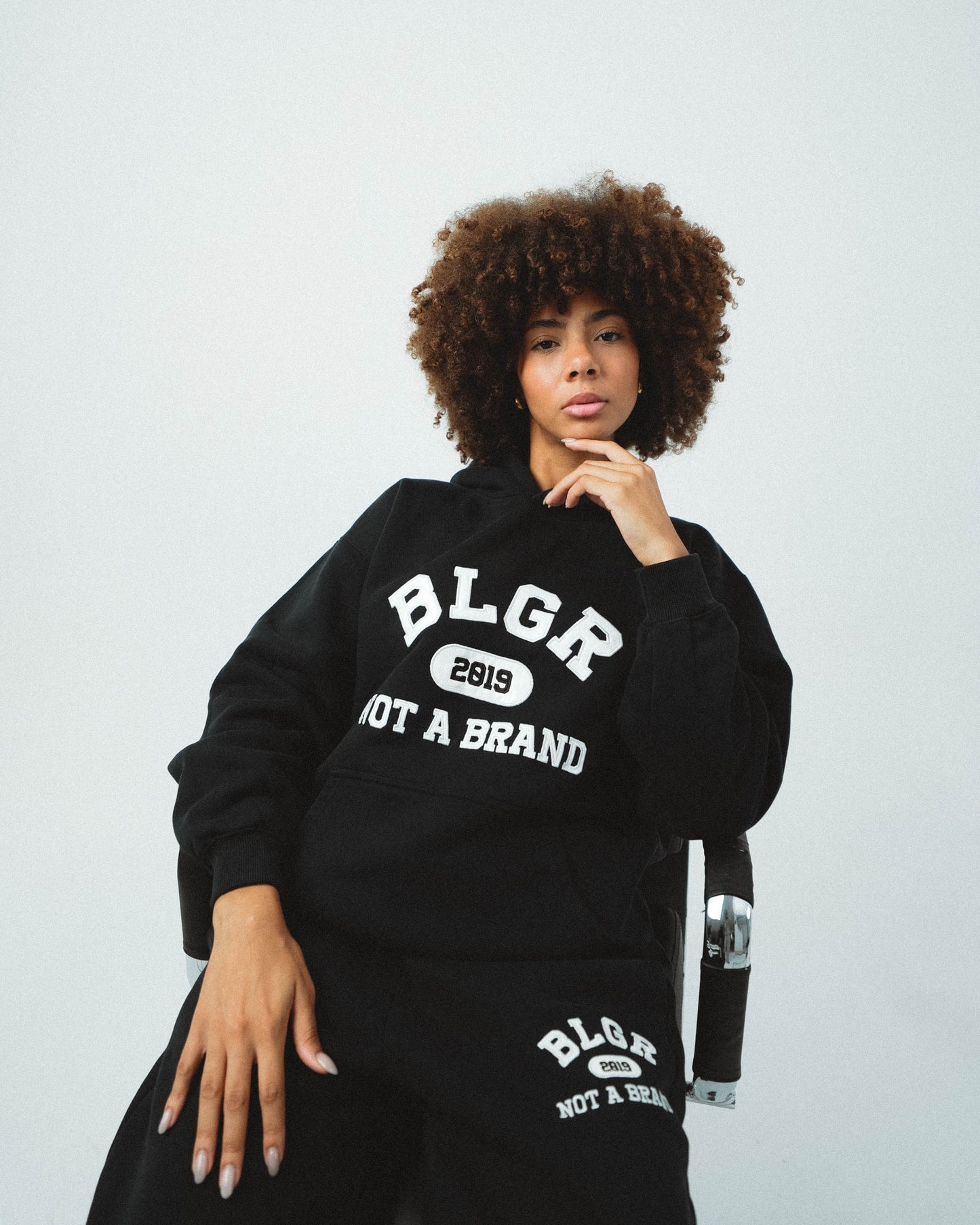 BLGR CROCODILE HOODIE [BLACK]