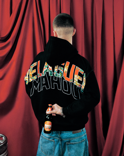 BLGR X MAHOU HOODIE [BLACK]