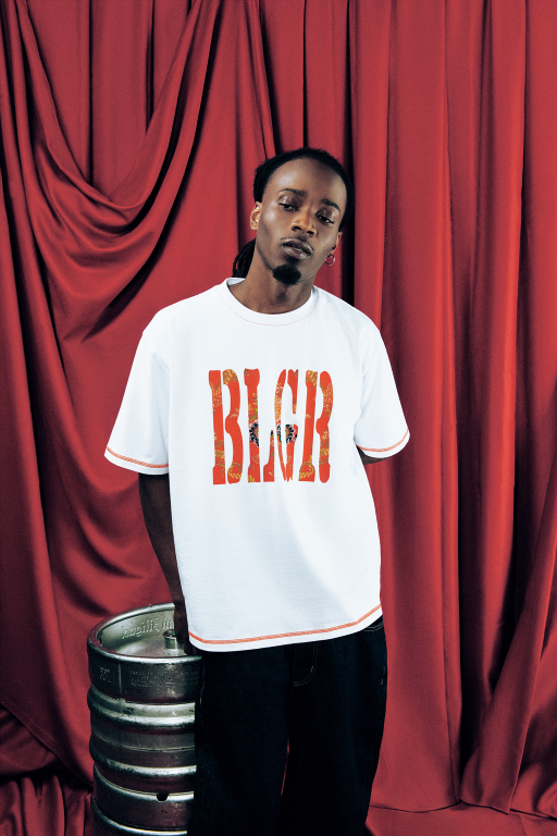 BLGR X MAHOU T-SHIRT [WHITE]