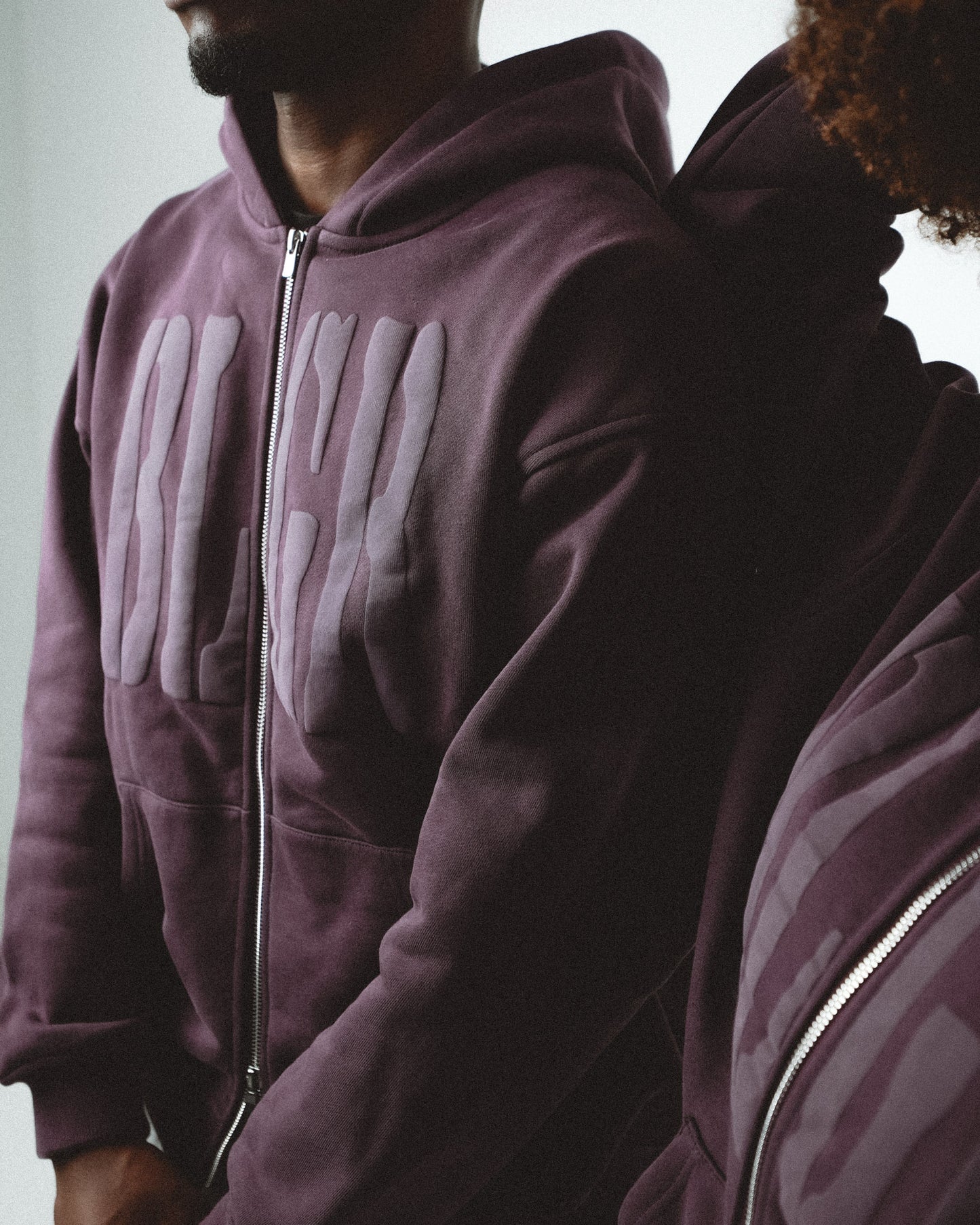 BLGR ZIP-HOODIE [DARK PURPLE]