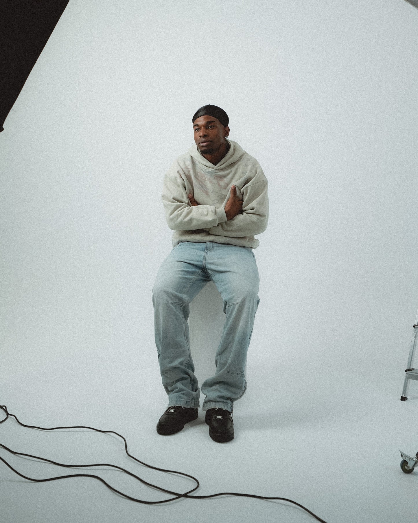 BLGR GRAFFITI REVERSIBLE HOODIE [GREY]