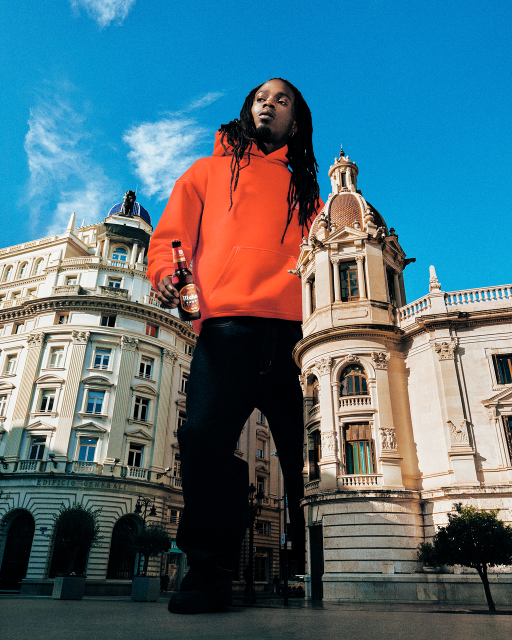 BLGR X MAHOU HOODIE [RED]