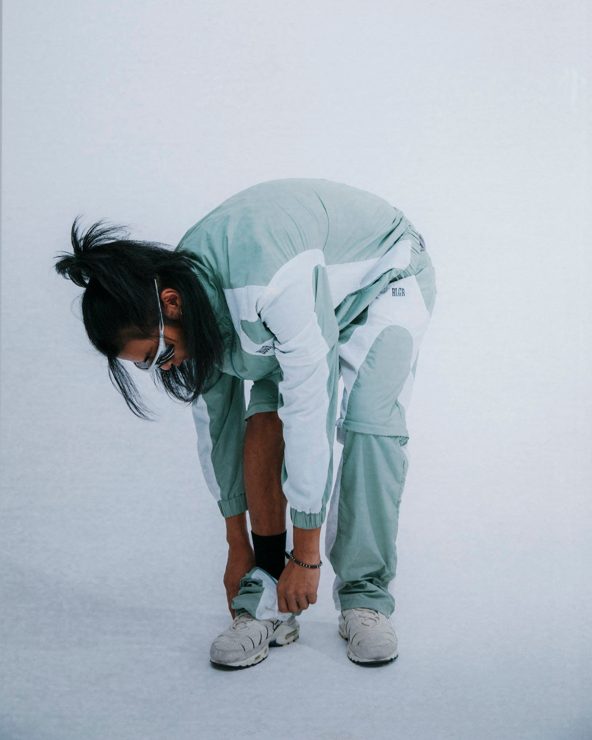 2IN1 BLGR GREEN NYLON PANTS