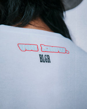 BELAGUER "NOT A BRAND" WHITE T-SHIRT